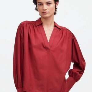 Madewell Popover Long Sleeve